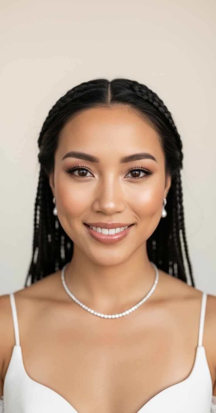 After Knotless Braids Medium